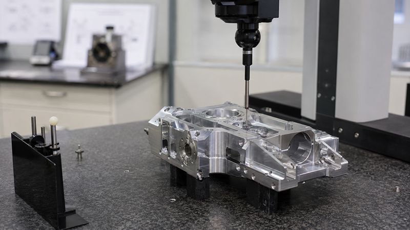 First article inspection of an aerospace machined part using a CMM