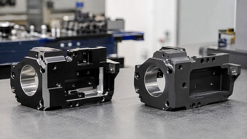 MIL-A-8625 Type II and Type III anodized machined aerospace aluminum parts